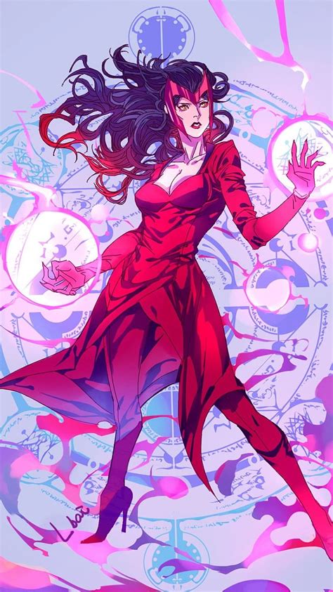 Scarlet Witch Marvel Supergirl Hd Phone Wallpaper Pxfuel