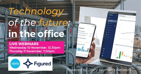 Technology Of The Future In The Office Live Webinar Dairy Womens