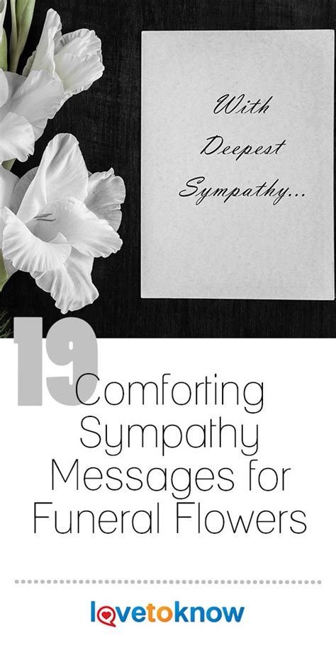 39 Sympathy Message Examples For Funeral Flowers Lovetoknow Funeral