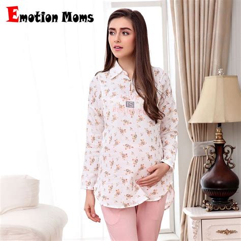 Emotion Moms Maternity Clothes Maternity Pajamas Sets Sleepwear For