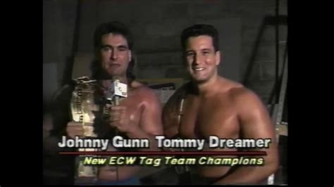 Tommy Dreamer Johnny Gunn Win Ecw Tag Titles At November To Remember Youtube