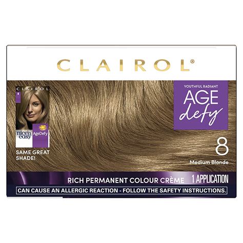 Our black hair dye reviews! Clairol Age Defy Permanent Women's Hair Dye All Colours ...