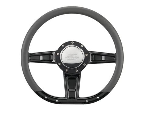 Billet Specialties 14 Black Anodized D Shape Camber Steering Wheel