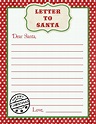 Letter to Santa Free Printable Download | Christmas letter template ...
