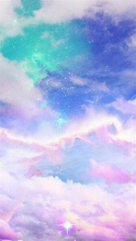 Galaxy Cloud Clouds Gray Pink Rainbow Ski Sunsets Hd Phone