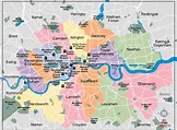 London Londres, maps, Mapas y planos vectoriales