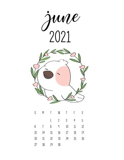 Funny June 2021 Calendar