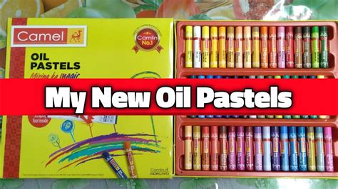 My New Oil Pastels Unboxing Camel Oil Pastels 50 Shades Unboxing