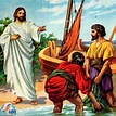 "Caminando Jesús vio a Santiago y a Juan, hijos de Zebedeo, y los llamó ...