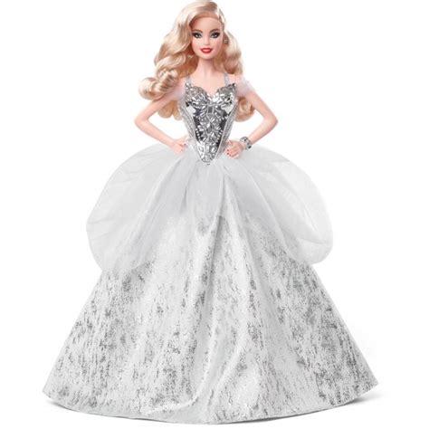 2021 Holiday Barbie Doll Brunette Braids Barbie Made By Mattel Seedsyonseiackr