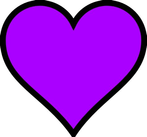 Purple Wedding Heart Clipart Best