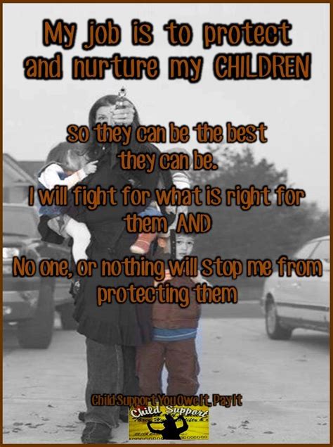 I Will Protect My Children Single Mom Children Supportive
