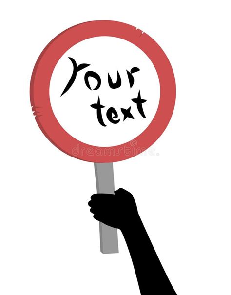 Sign And Your Text Message Stock Vector Illustration Of Symbol 248294525