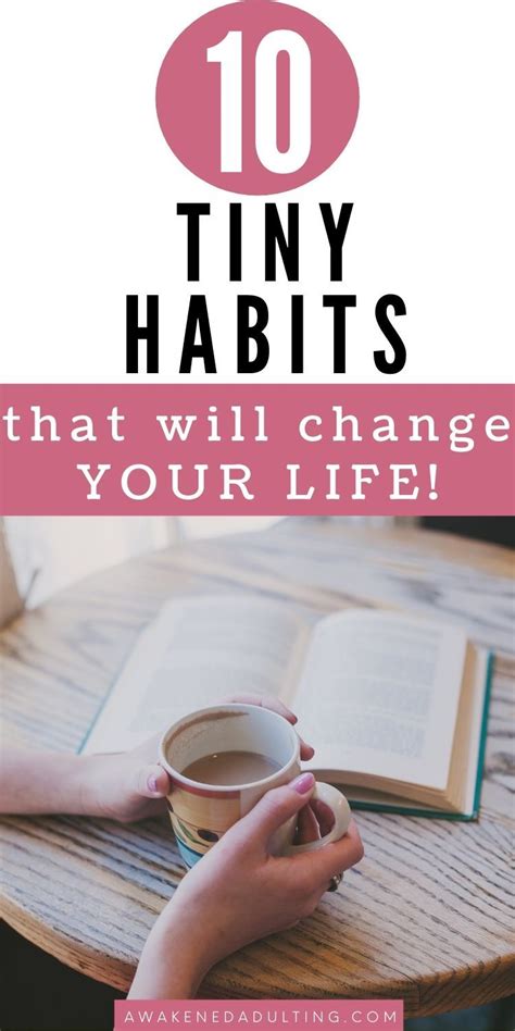 10 Tiny Habits That Will Improve Your Life Artofit