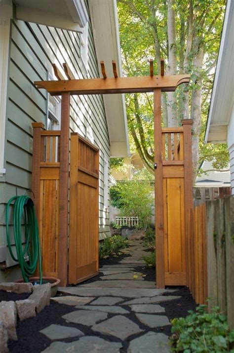 Craftsman Pergola Style Gate And Fence Designrenovations Pinterest