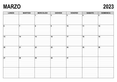 Calendario Marzo 2023 Calendariosu
