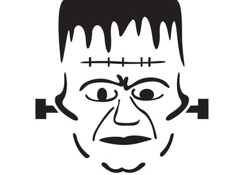 Pumpkin Carving Frankenstein Stencils