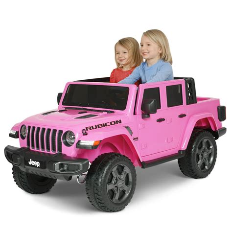12 Volt Jeep Gladiator Battery Powered Ride On Vehicle Pink Walmart