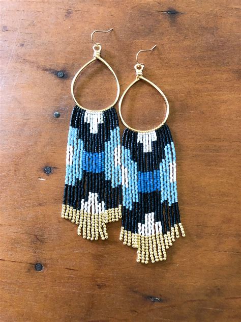 Beaded Fringe Earrings Michaels