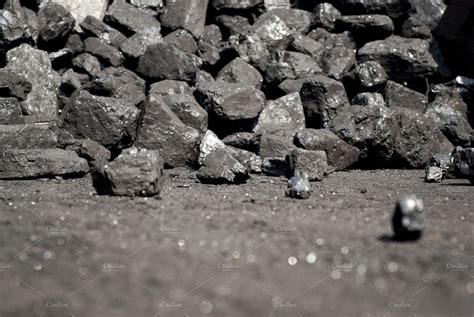 Pile Of Coal High Quality Industrial Stock Photos ~ Creative Market
