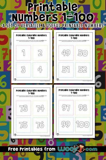 Printable Numbers 1 100 Woo Jr Kids Activities Childrens