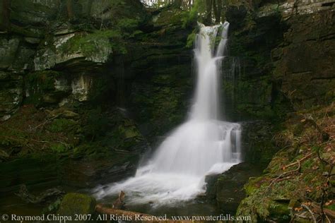 Bucks Falls Wayne County Pa Poconos Waterfall Water