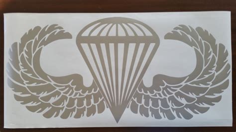 Airborne Decalparatrooperjump Wing Decalparachutist Badge