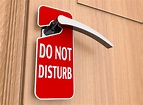 A Do Not Disturb Sign | 19 Things You Might Not Have Thought to Bring ...