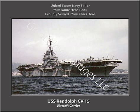 Uss Randolph Cv 15 Personalized Navy Ship Photo 3 ⋆ Personalized Us