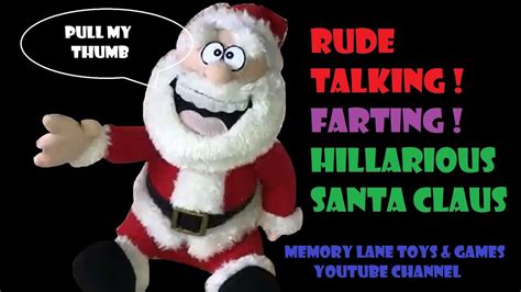 Funny Comical Farting Rude Talking Santa Claus Father Christmas Bandm