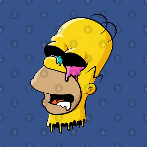 Homer Simpson Funny Melted Face Homer Simpson Long