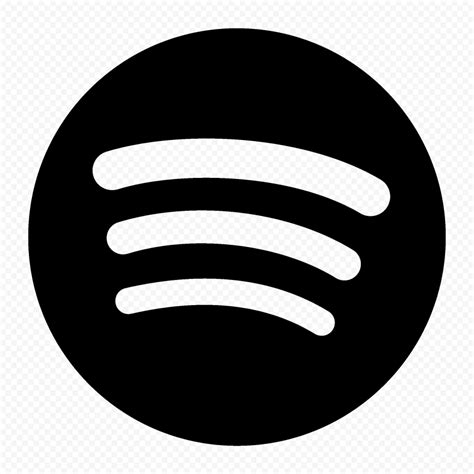 Spotify Black Logo Symbol Icon PNG Image Citypng