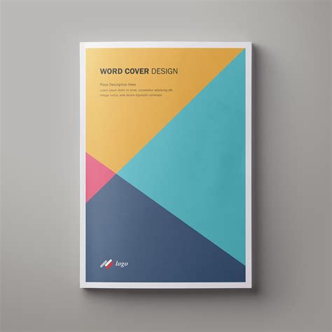 Microsoft Word Cover Templates 21 Free Download Logo Shapes Note To