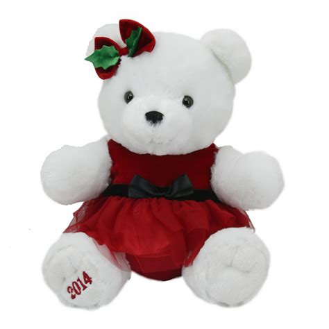 Trim A Home Holiday Promo Bear Seasonal Christmas Stuffed