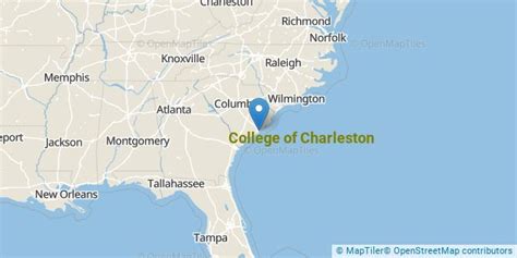 College Of Charleston Map Campus Map Anacollege