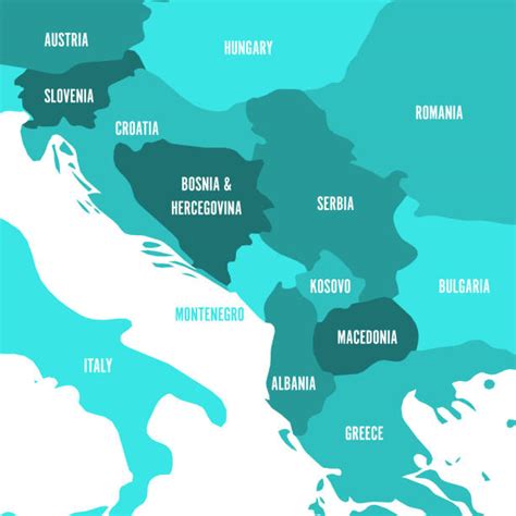 Balkan Mountains Map