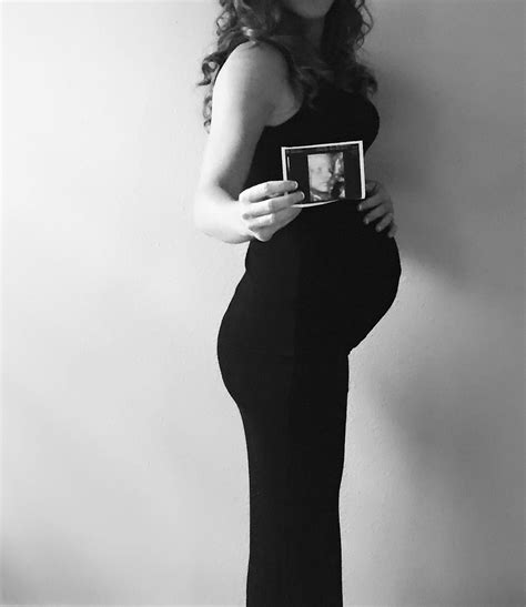 31 Weeks Pregnant Maternity Picture Black And White Maternity