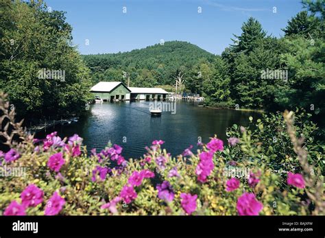 United States New Hampshire Squam Lake Stock Photo Alamy