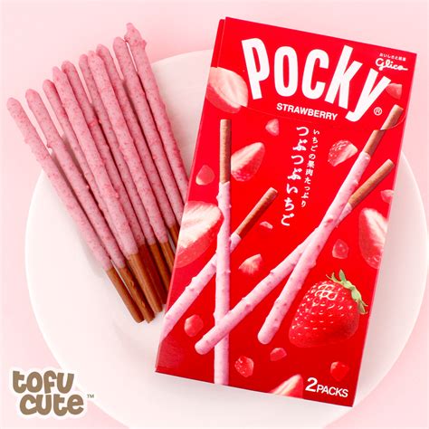 Buy Glico Japanese Pocky Sticks Tsubu Tsubu Ichigo Strawberry At Tofu