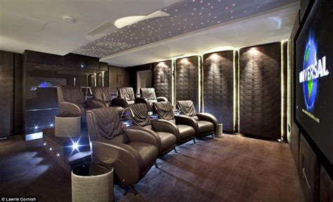 A vip movie theater seating experience. Mansion is latest property up for sale on Britain's ...