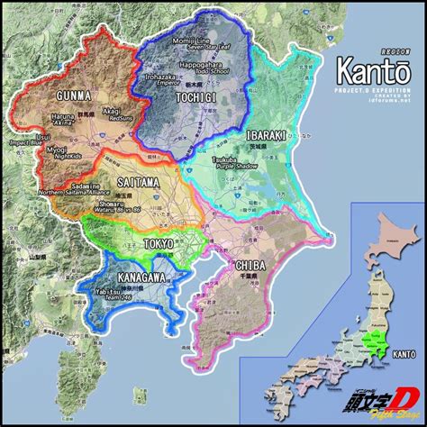 Kanto Japan Map