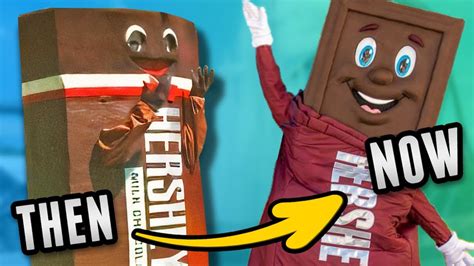 Evolution Of Hershey Bar Costume Character Distory Dan Ep 68 Youtube