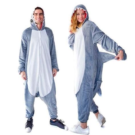 Shark Styled Onesie For Adults Baby Harem Pants Pattern Adult Onesie