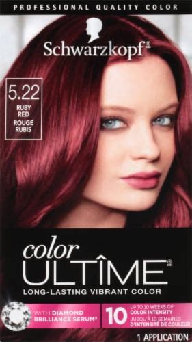 Schwarzkopf Color Ultime 522 Ruby Red Permanent Hair Color Kit 1 Ct