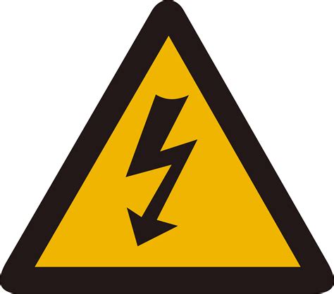 Electrical Danger Signs Jos Gandos Coloring Pages For Kids Clipart