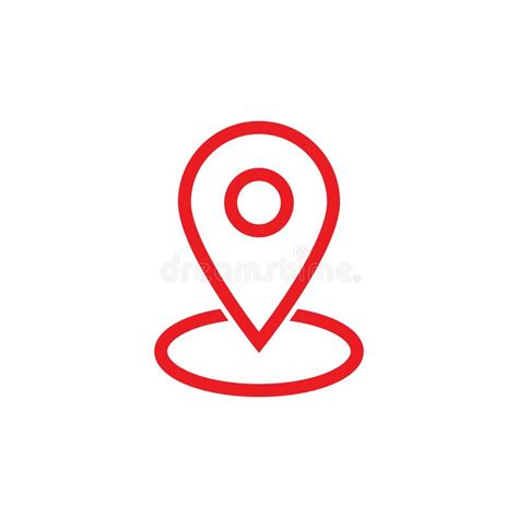 Location Point Logo Stock Vector Illustration Of Direction 247250046