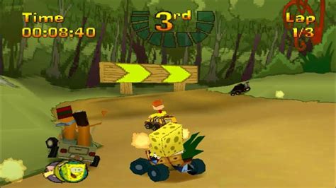 Nicktoons Racing Spongebob Cup 3 Playstation 1 Youtube