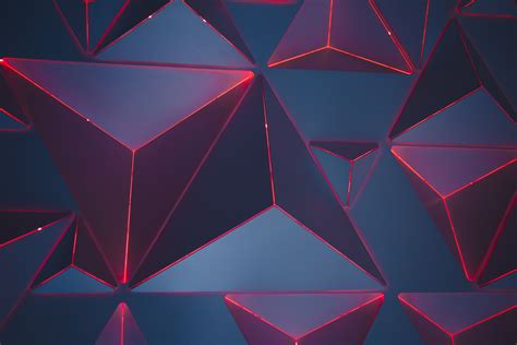 Neon Geometric Wallpapers Wallpaper Cave