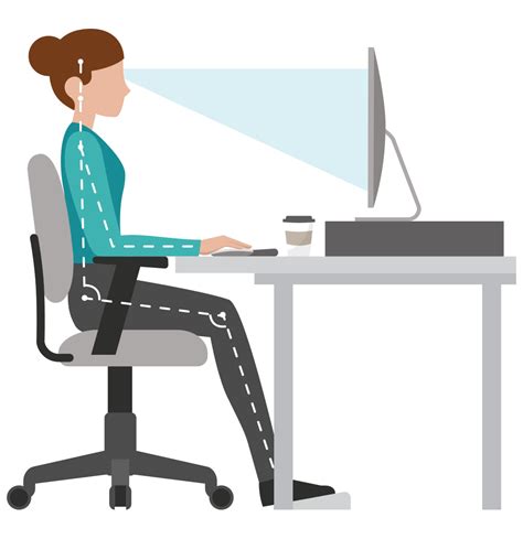 Optimize your ergonomics, boost ergonomic workstation realities. Desk posture image - Chandler Physical Therapy - Physical ...