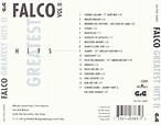 Carátula Trasera de Falco - Greatest Hits Volume II - Portada
